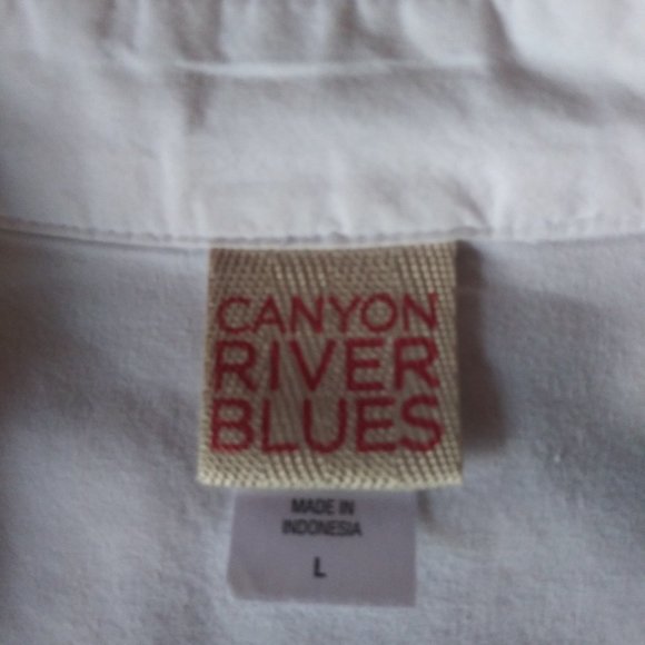 Canyon River Blues White Shirt - L - Picture 10 of 11